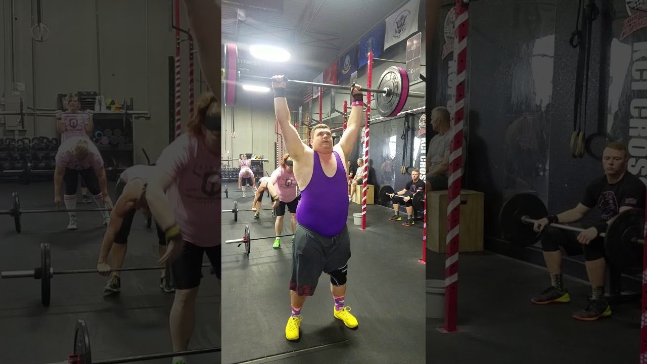 Barbells 4 Boobs at KCI Crossfit.  Grace 