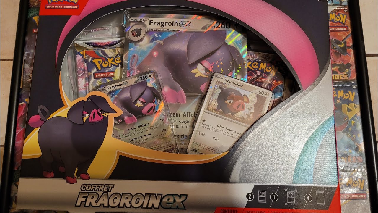 Coffret Pokemon Fragroin 4B EB EV - Exclusivité  au