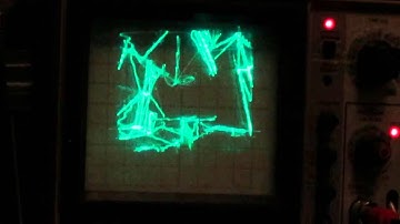 Quake on an oscilloscope