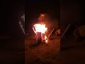 Campfire Explosion w/Firework Inside