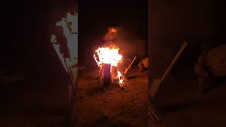 Campfire Explosion w/Firework Inside