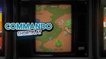 Commando - 1985 - Arcade - Shortplay | 4K CRT Monitor Simulation