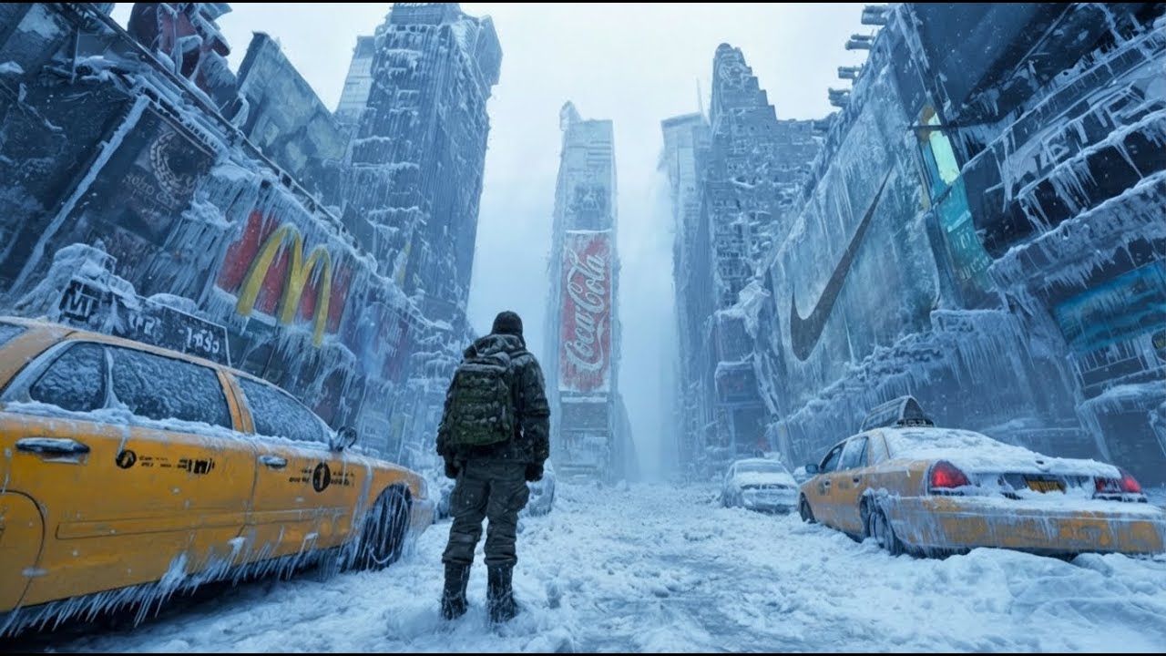 Frozen Metropolis - A City Under Ice | Ambient Music & Post-Apocalyptic Ice Age