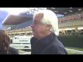 Bob Baffert and Rafael Bejarano after Liaison wins the CashCall Futurity