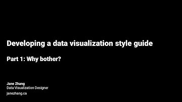 How to Develop a Data Visualization Style Guide (Part 1): Why Bother