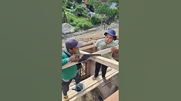 If you install battens like this, the roof will definitely be neat.