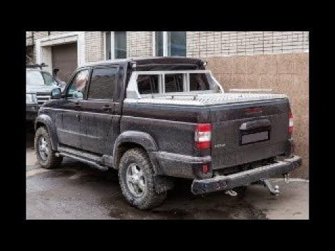 Крышка на кузов УАЗ пикап. Крышка из алюминия от Triffid Trucks c вариантами опций.