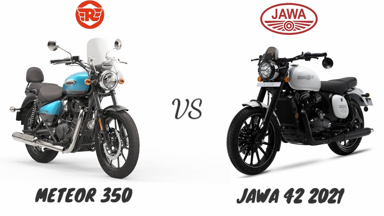METEOR 350 VS JAWA 42 2.1 2021_DETAILED COMPARISON_MILEAGE_TOP SPEED