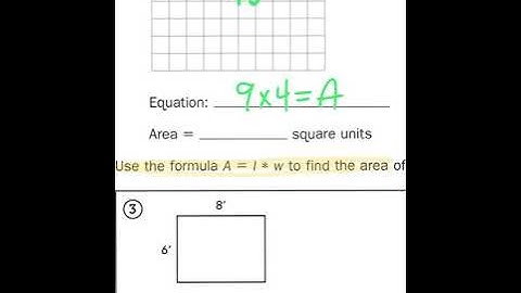 Everyday Math, 4th Grade, Home Links 2.2 "Area of a Rectangle"