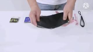 Baellerry Dompet Kulit Pria Panjang Ada Tali Dan Slot Hp Bly06