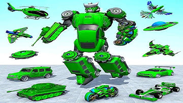 Transform Robot Game: Army Tank Truck Missile Helicopter Robot | Android iOS Gameplay