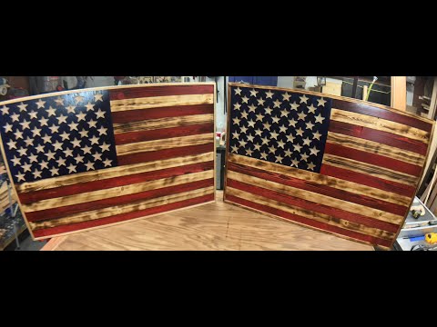 Wooden American Flag Build