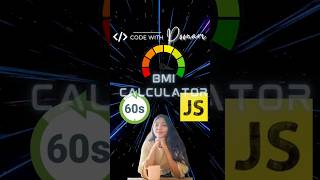 BMI Calculator | HTML CSS JavaScript | Code With Poonam | JS