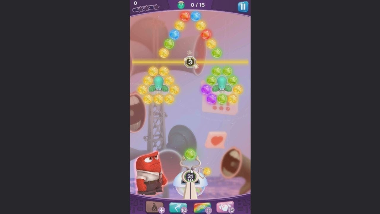 Головоломка, шарики за ролики  642 уровень.