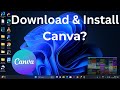 How to Download &amp; Install Canva App in Windows 11?