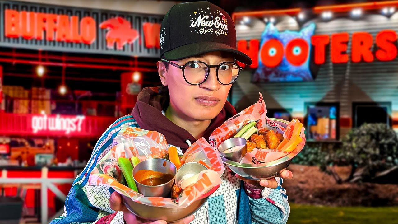¿Cuáles son las mejores alitas de pollo? | Hooters VS Buffalo Wings