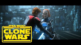 Bo Katan saves Obi Wan Kenobi | Star Wars The Clone Wars Season 4 Episode 16