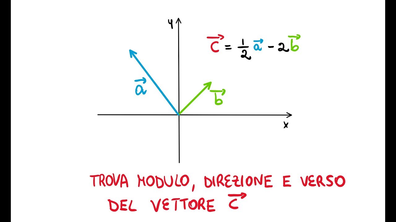 Operazioni Algebriche tra Vettori : Esercizio
