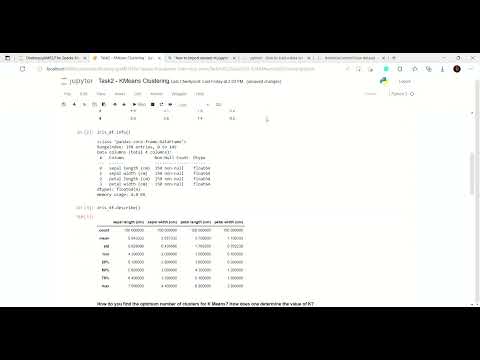 The Spark Foundation Internship Task-2 : Prediction using Unsupervised Machine Learning
