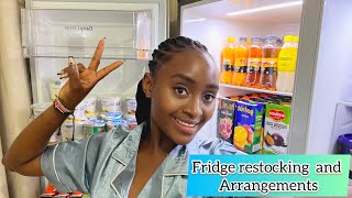 HOW I SPEND ALOT ON RESTOCKING MY FRIDGE😇  ( easyway to arrange your fridge