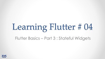 #flutter #learningflutter - S4 E3 - Stateful Widgets