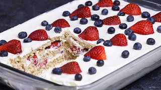Strawberry Icebox Cake (No Bake)