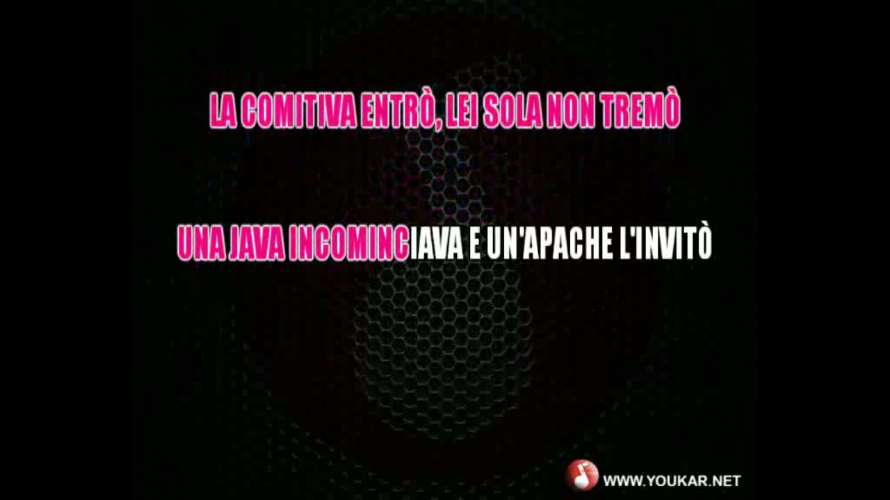 Karaoke Milva La Java rossa auf YouTube ansehen Karaoke Milva La Java rossa auf YouTube ansehen