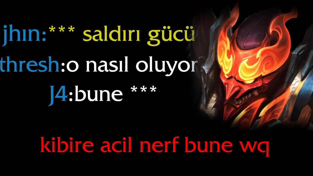 TAKIMIMA GELEN JHIN O AD Yİ NASIL KASTI??? - THRESH ile TR#10 Deniyorum (Part9)