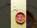 DIY Name Keychain #diy #art #clayart #shorts #keychain