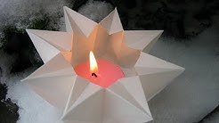 Origami ✬ Star Lantern ✬ Teelichtstern
