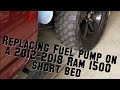 Replacing a Fuel pump on a 2016 Ram 1500 short bed