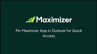 Pin Maximizer App in Outlook for Quick Access from Any Email screenshot 5