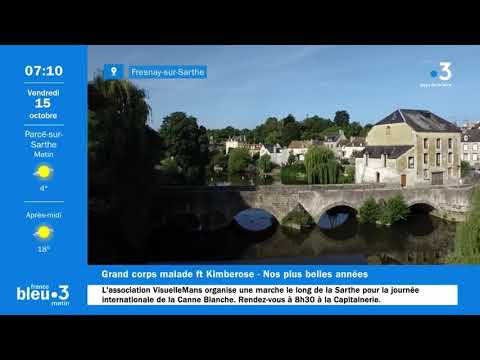 Vidéo drone de Fresnay-sur-Sarthe dans la Sarthe (72) - France