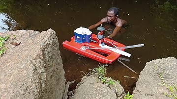 Flow rate measurements on the Mbende river
