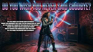 Do You Wish You Never Said Goodbye? - 80s Power Ballad  -  Original Lyrics
