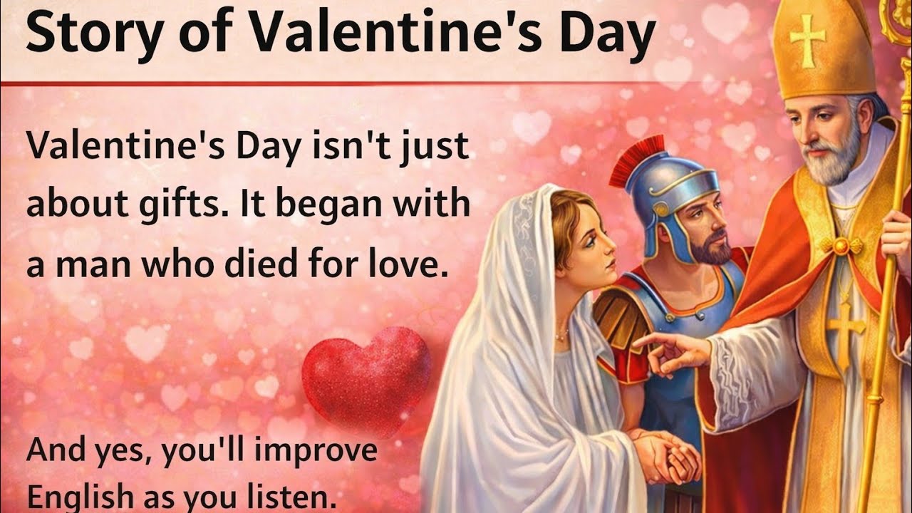 The Real Story of Valentine’s Day | Graded Reader | Improve Your English Fluency