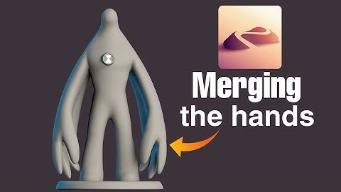 Nomad Sculpt Merging the hands 03