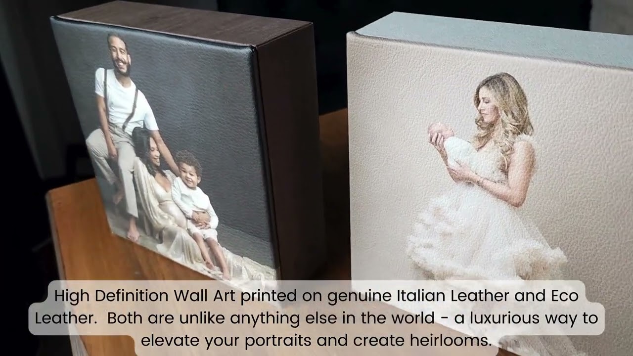 Leather Wall Art from CLJ Photography