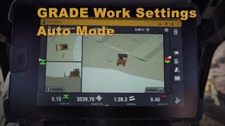 Cat® Next Gen Dozer GRADE Monitor: Work Settings & Auto Mode