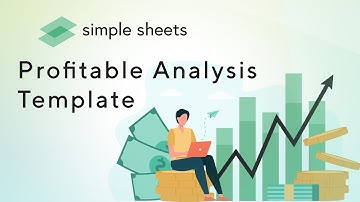 Profitability Analysis Excel Template Step-by-Step Video Tutorial by Simple Sheets