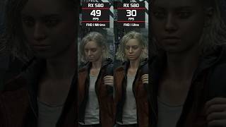 Resident Evil Requiem RX 580 Graphics Comparison #shorts