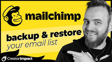 How to Restore & Backup your Email List in Mailchimp