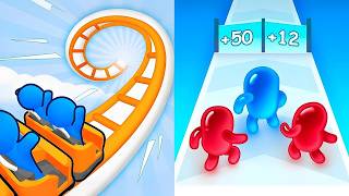 Join Blob Clash 3D vs Runner Coaster EPIC 2026 Gameplay All Levels UNLOCKED part 5