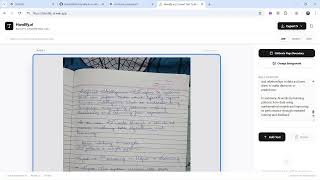 Convert text into handwritten notes || Handwriting ai screenshot 1