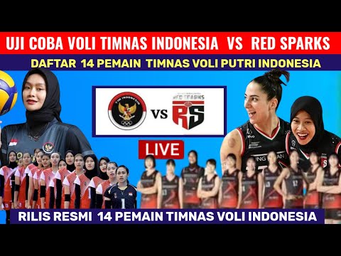 RESMI RILIS! DAFTAR 14 PEMAIN TIMNAS VOLI PUTRI INDONESIA VS RED SPARKS LAGA PERSAHABATAN 2024