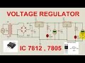How to Create 12V and 5V DC Power Supply Using IC 7812 and 7805
