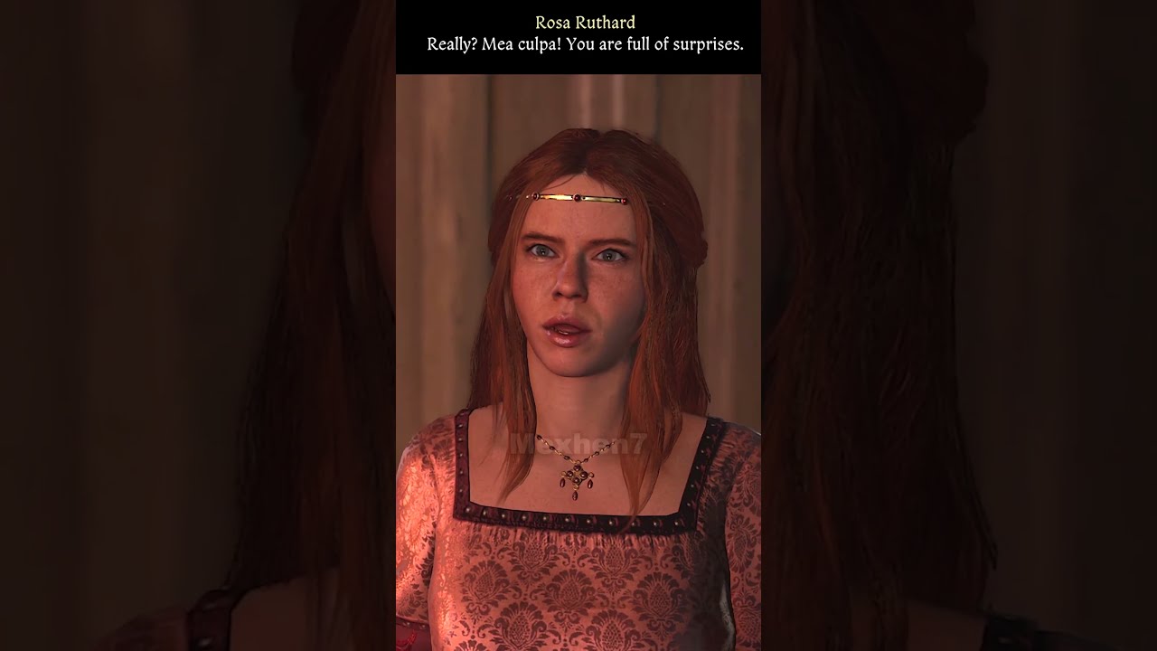 What Happens If Henry Talks To Rosa With High Scholarship Skill Kingdomcomedeliverance2 Kcd2