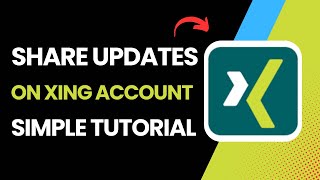 How to Share Updates on Xing screenshot 5