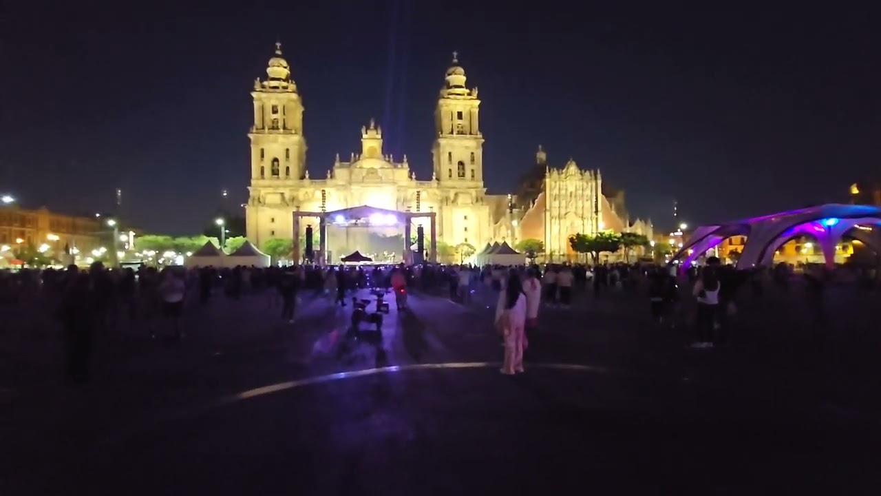 An Evening Stroll Through The Zocalo. The Heart Of Mexico City!