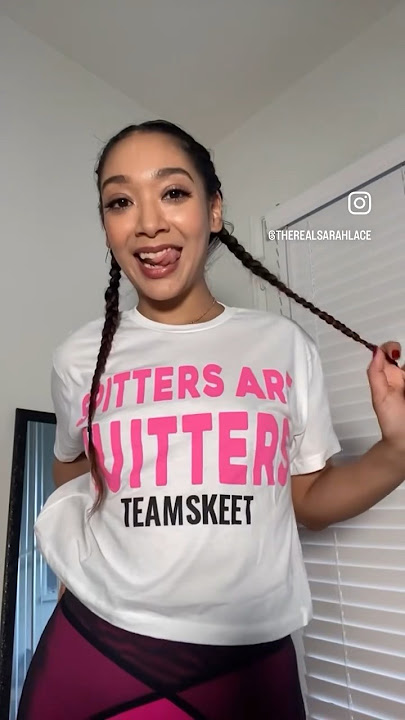 Rocking My Team Skeet Crop-Top Today 😇💖